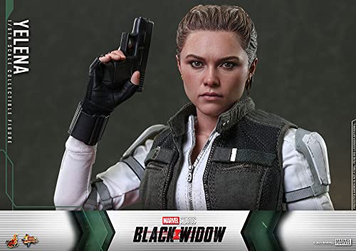 Hot Toys Yelena 1:6 – Figura de Colección Viuda Negra, Alta Detallación, Traje y Accesorios Completos, Articulada para Exhibición de Lujo