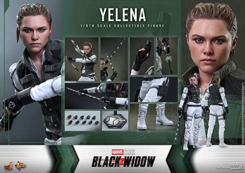 Hot Toys Yelena 1:6 – Figura de Colección Viuda Negra, Alta Detallación, Traje y Accesorios Completos, Articulada para Exhibición de Lujo