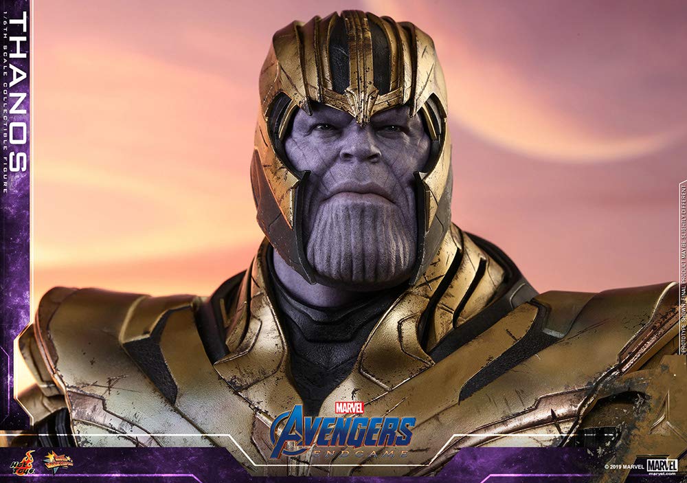 Hot Toys Thanos 1:6 – Figura de Colección de Avengers: Endgame, Detalles Realistas, Armadura Completa y Accesorios Intercambiables, Articulada para Exhibición Premium