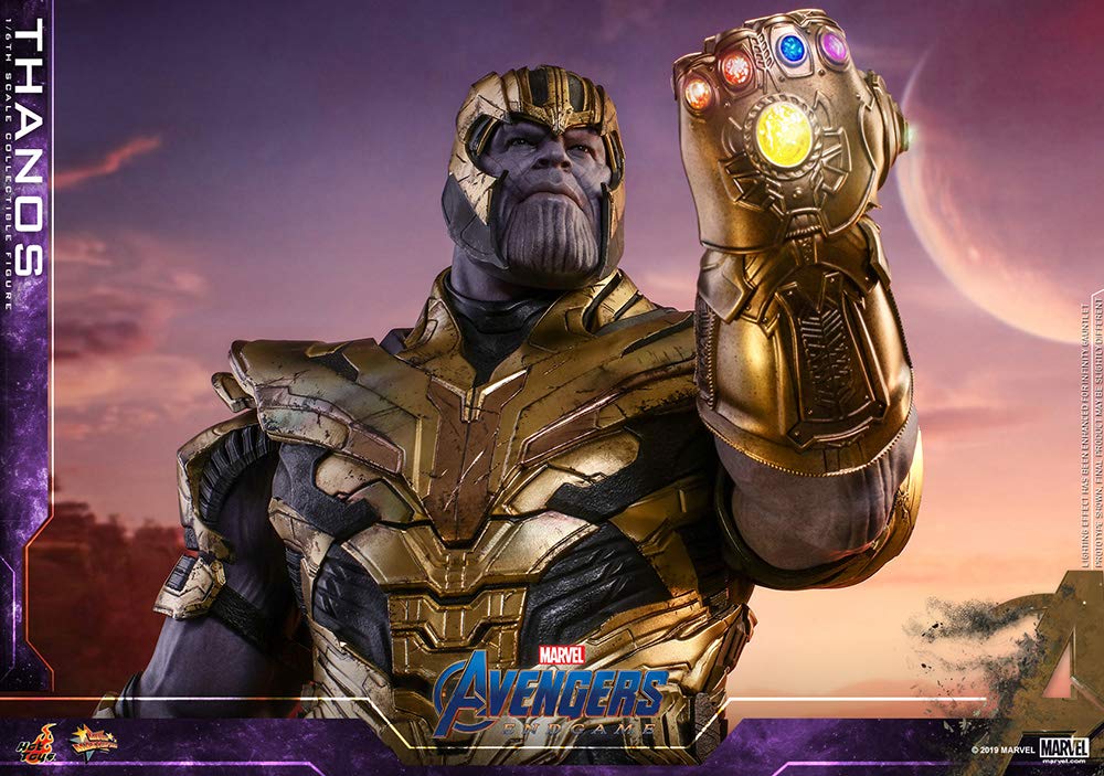 Hot Toys Thanos 1:6 – Figura de Colección de Avengers: Endgame, Detalles Realistas, Armadura Completa y Accesorios Intercambiables, Articulada para Exhibición Premium