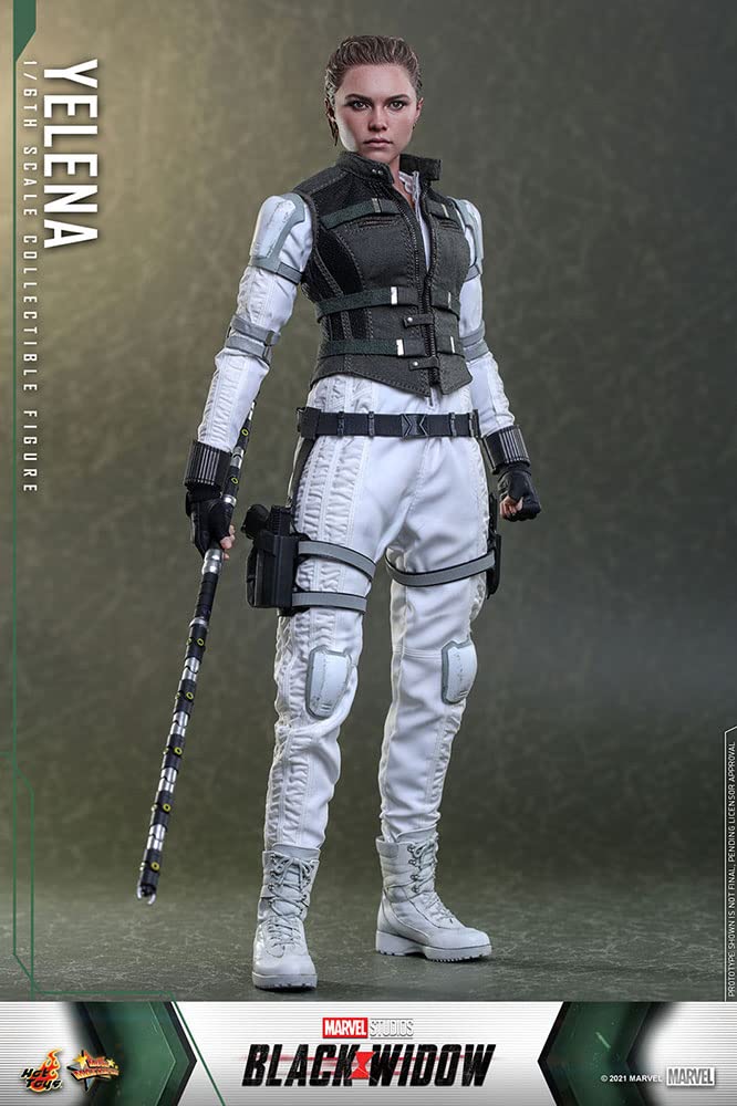 Hot Toys Yelena 1:6 – Figura de Colección Viuda Negra, Alta Detallación, Traje y Accesorios Completos, Articulada para Exhibición de Lujo