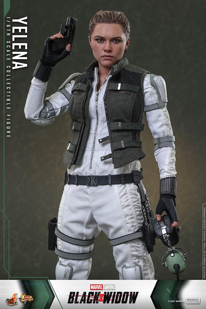 Hot Toys Yelena 1:6 – Figura de Colección Viuda Negra, Alta Detallación, Traje y Accesorios Completos, Articulada para Exhibición de Lujo