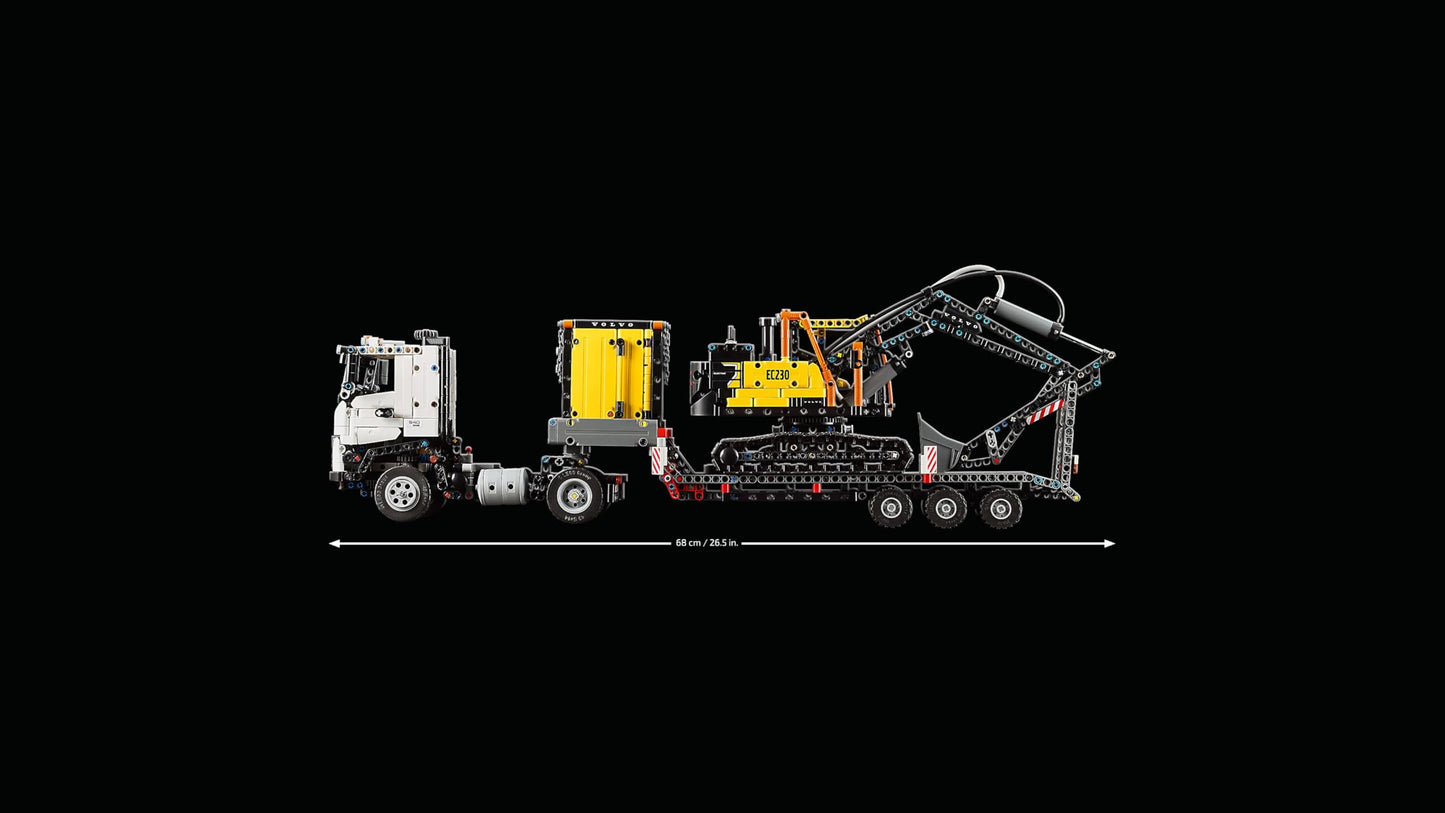 . LEGO Technic Camión FMX y Excavadora Eléctrica EC230 Volvo 42175, Vehículos de Juguete para Construir, Regalo para Niños +10 Años y Aficionados a la Construcción