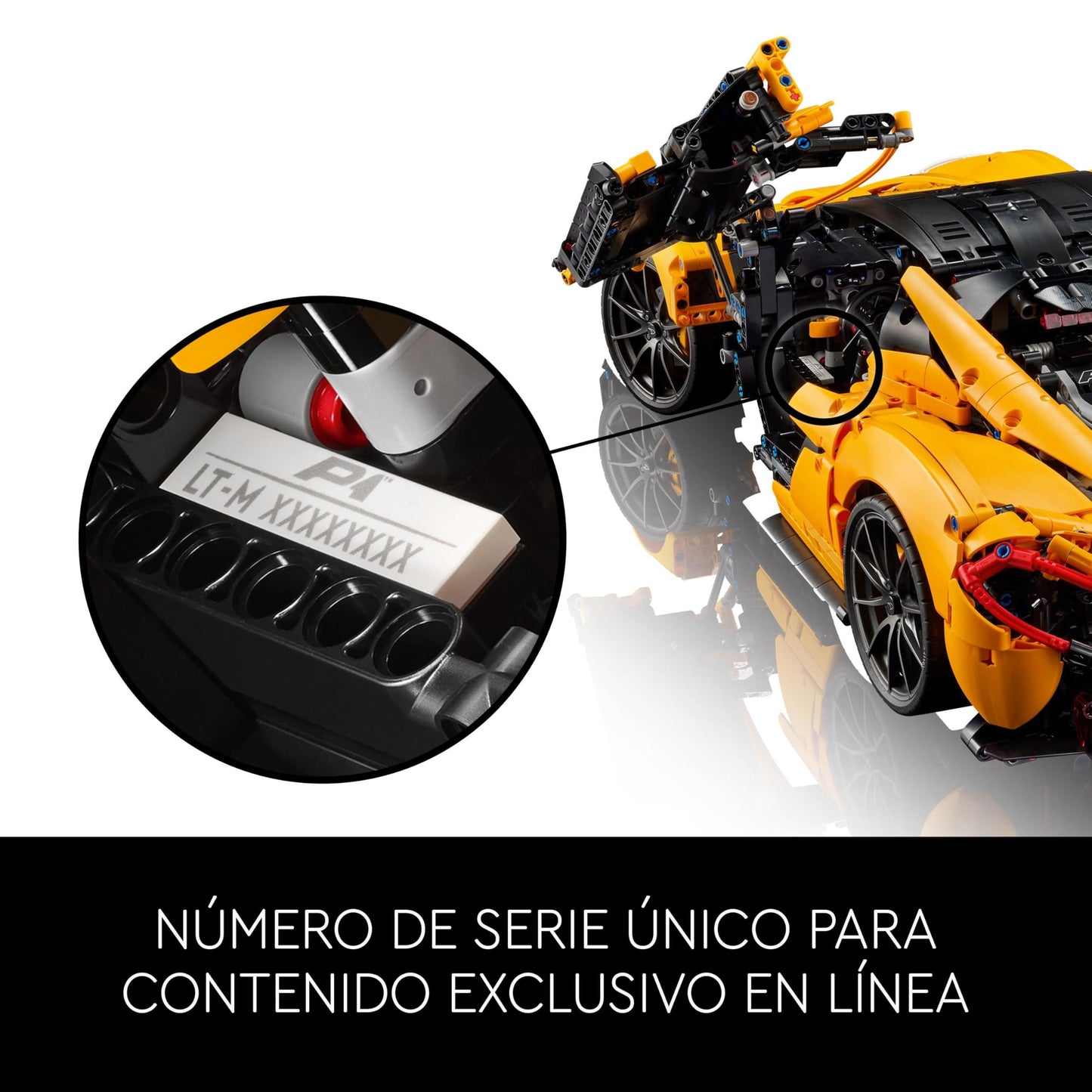 LEGO Technic McLaren P1, Maqueta de Coche de Carreras a Escala para Adultos, Set de Construcción Coleccionable, Regalo para Aficionados a los Supercoches y al Motor 42172