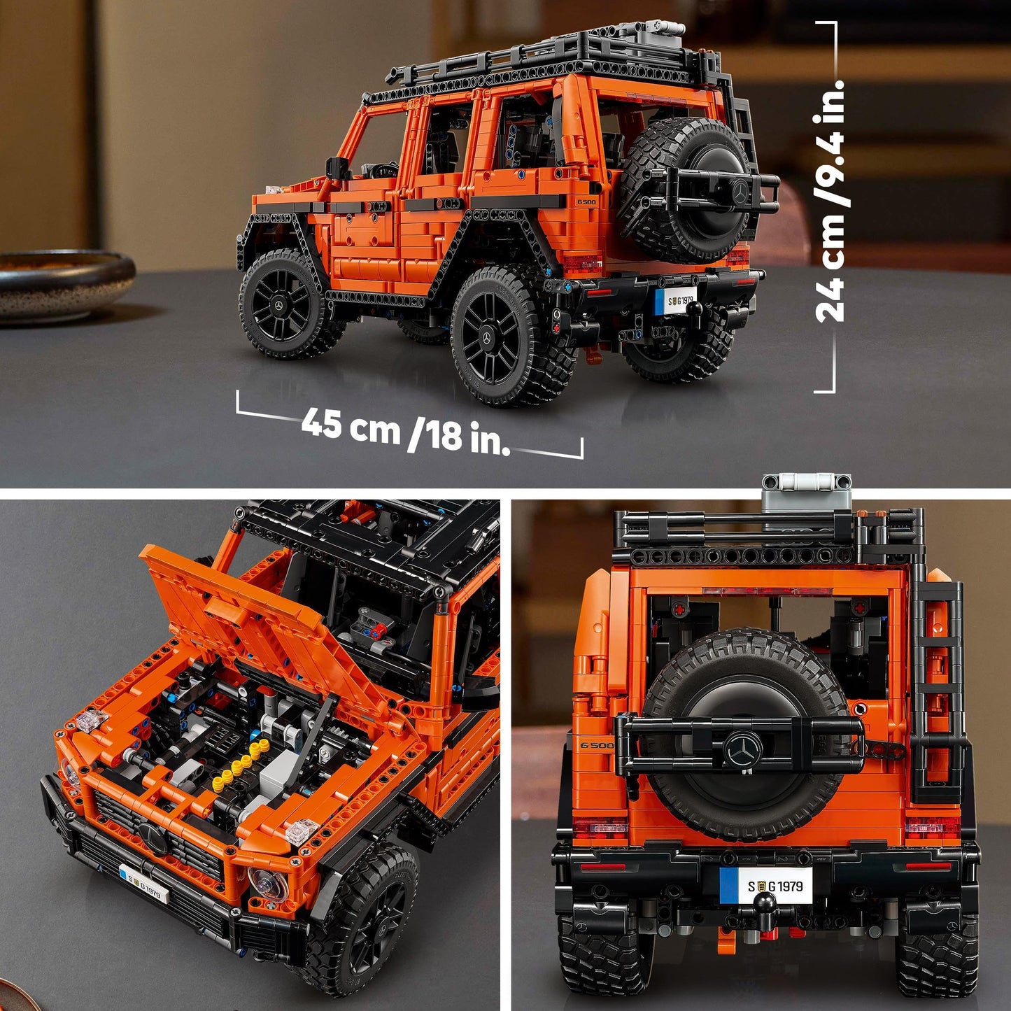 LEGO Technic Mercedes-Benz G 500 Professional Line, Maqueta de Coche 4x4 para Construir, Set de Colección para Adultos, Regalo para Aficionados a la Clase G y al Motor 42177