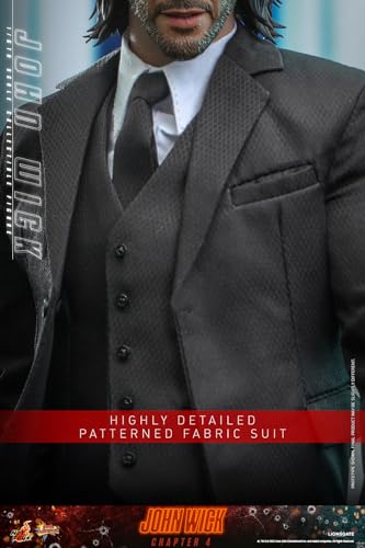Hot Toys Figura Coleccionable John Wick 1:6 – Modelo Consequence, Detallado Realista, Articulada con Accesorios, Ideal para Coleccionistas y Fans de la Saga