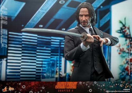 Hot Toys Figura Coleccionable John Wick 1:6 – Modelo Consequence, Detallado Realista, Articulada con Accesorios, Ideal para Coleccionistas y Fans de la Saga