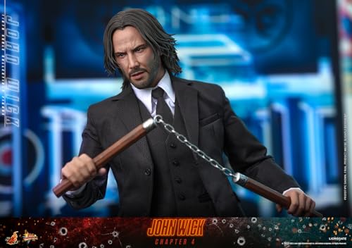 Hot Toys Figura Coleccionable John Wick 1:6 – Modelo Consequence, Detallado Realista, Articulada con Accesorios, Ideal para Coleccionistas y Fans de la Saga