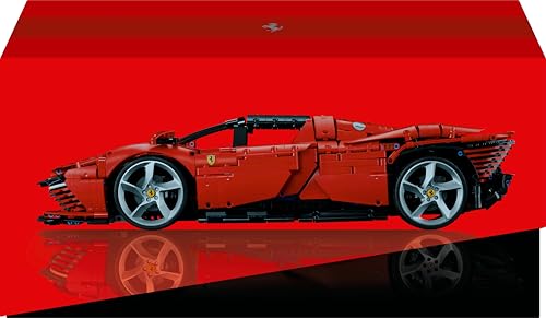 LEGO Technic Ferrari Daytona SP3 42143, Maqueta de Supercoche Rojo a Escala 1:8 para Construir, Set Coleccionable Ultimate Car Concept