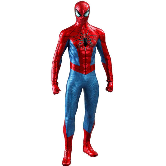 Hot Toys Marvel Spider-Man Game Spider-Man (Spider Armor - MK IV Suit) Figura de acción de Escala 1/6 de 12 Pulgadas, HT906512