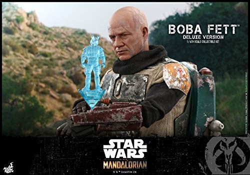 Hot Toys Figura Coleccionable Boba Fett DX 1:6 – The Mandalorian, Detalles Realistas, Articulada, Accesorios y Armas Intercambiables, Ideal para Fans de Star Wars y Coleccionistas