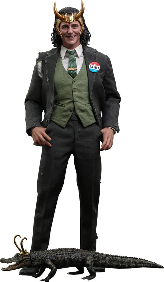 Hot Toys Presidente Loki 1:6 – Figura de Colección de la Serie Loki, Detalles Realistas, Traje y Accesorios Completo, Articulada para Exhibición Premium