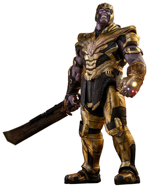 Hot Toys Thanos 1:6 – Figura de Colección de Avengers: Endgame, Detalles Realistas, Armadura Completa y Accesorios Intercambiables, Articulada para Exhibición Premium