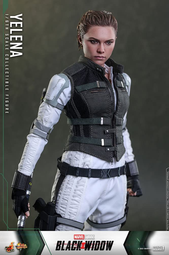 Hot Toys Yelena 1:6 – Figura de Colección Viuda Negra, Alta Detallación, Traje y Accesorios Completos, Articulada para Exhibición de Lujo
