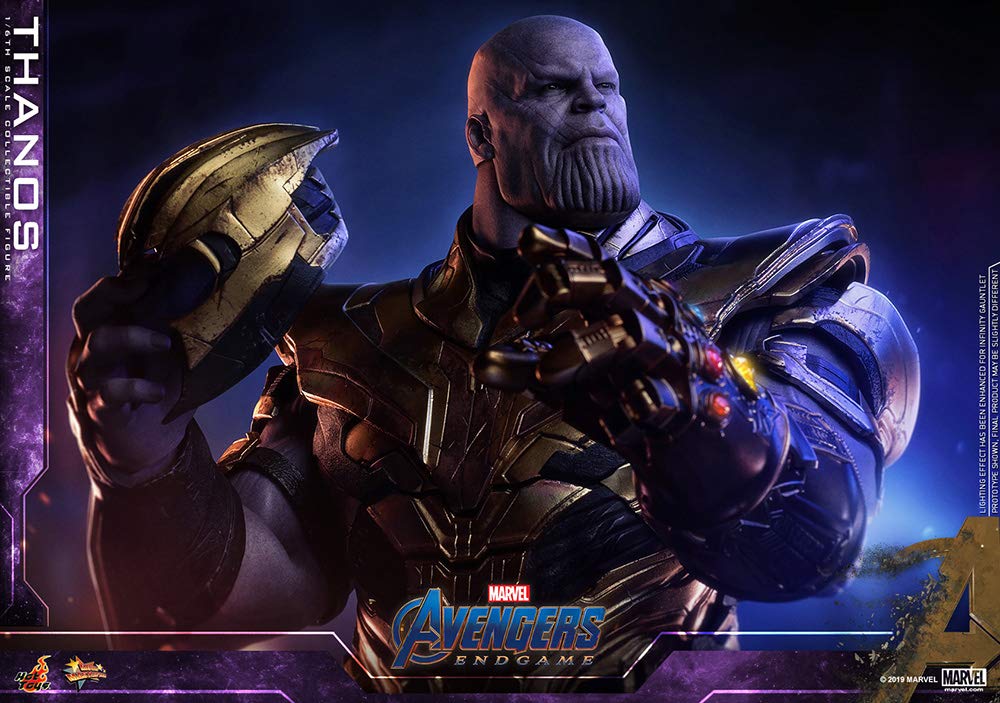 Hot Toys Thanos 1:6 – Figura de Colección de Avengers: Endgame, Detalles Realistas, Armadura Completa y Accesorios Intercambiables, Articulada para Exhibición Premium