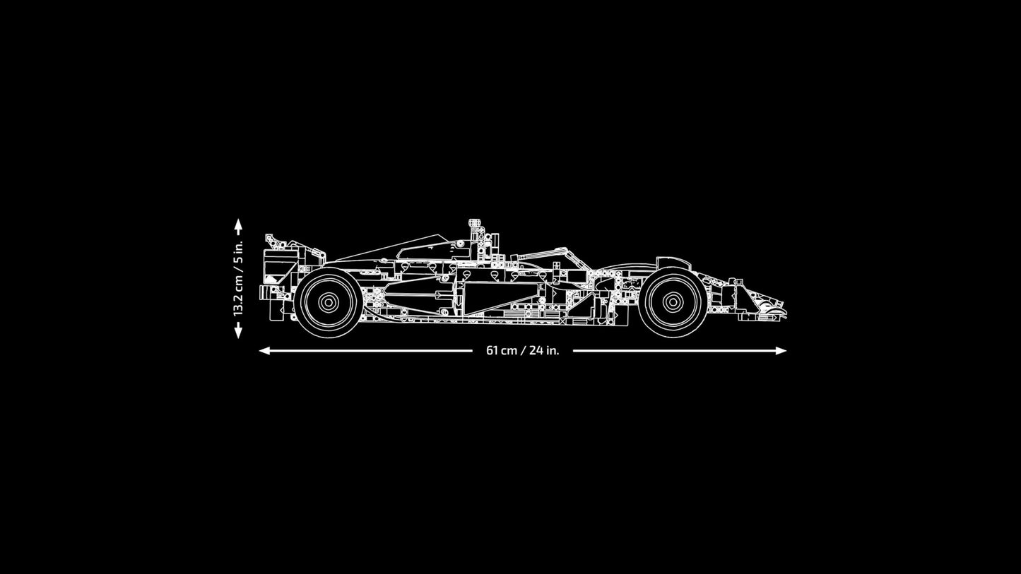 LEGO Technic Coche Ferrari SF-24 F1, Maqueta de Vehículo de Carreras Rojo para Construir y Coleccionar, Regalo para Aficionados a la Fórmula 1, Adultos y Coleccionistas 42207
