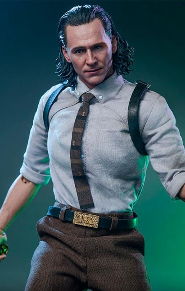 Hot Toys Figura Coleccionable Loki Escala 1:6 – Detallado de Alta Calidad, Articulada, Inspirada en el Personaje de Marvel Loki
