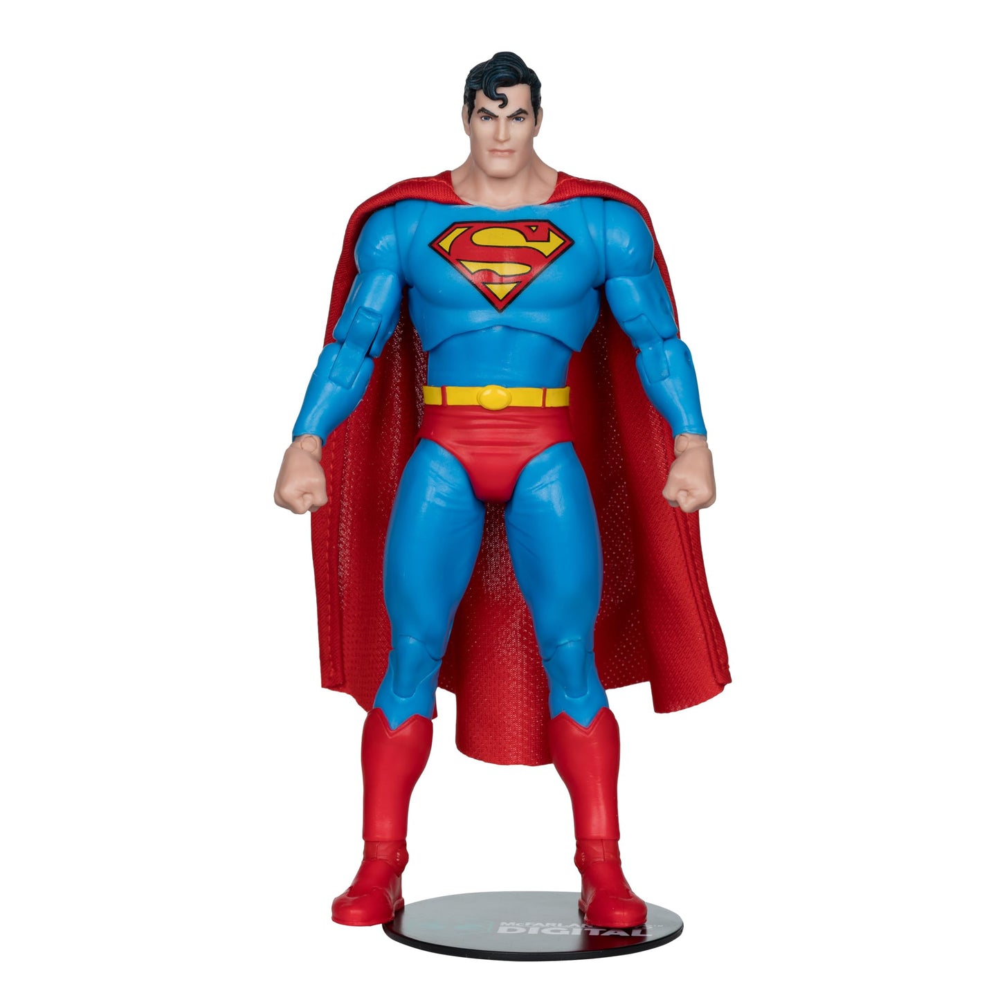 McFarlane Toys Figura Coleccionable Superman The Silver Age – Edición con Coleccionable Digital, Detalles Clásicos, Articulada, Ideal para Fans de DC Comics y Coleccionistas