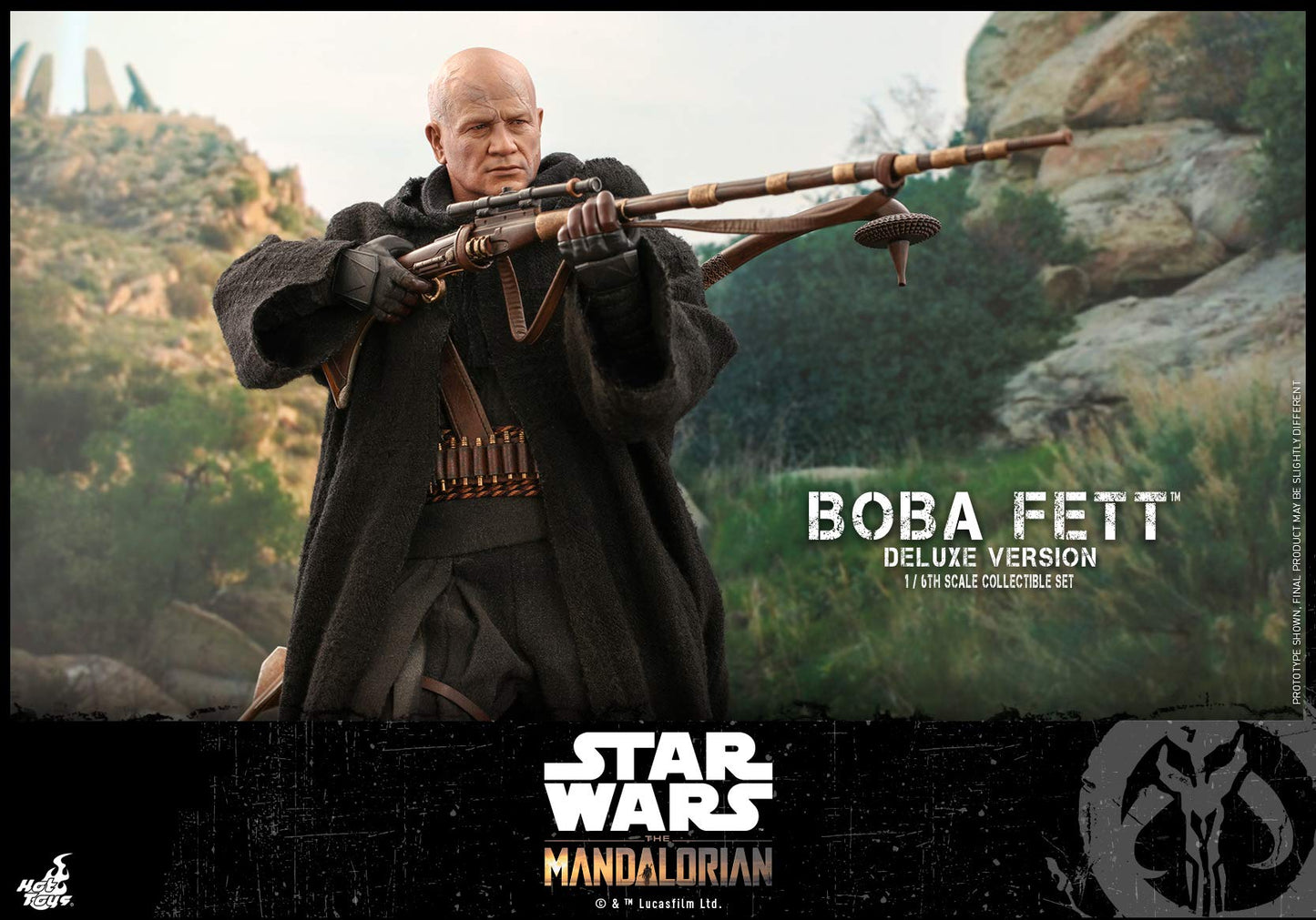 Hot Toys Figura Coleccionable Boba Fett DX 1:6 – The Mandalorian, Detalles Realistas, Articulada, Accesorios y Armas Intercambiables, Ideal para Fans de Star Wars y Coleccionistas