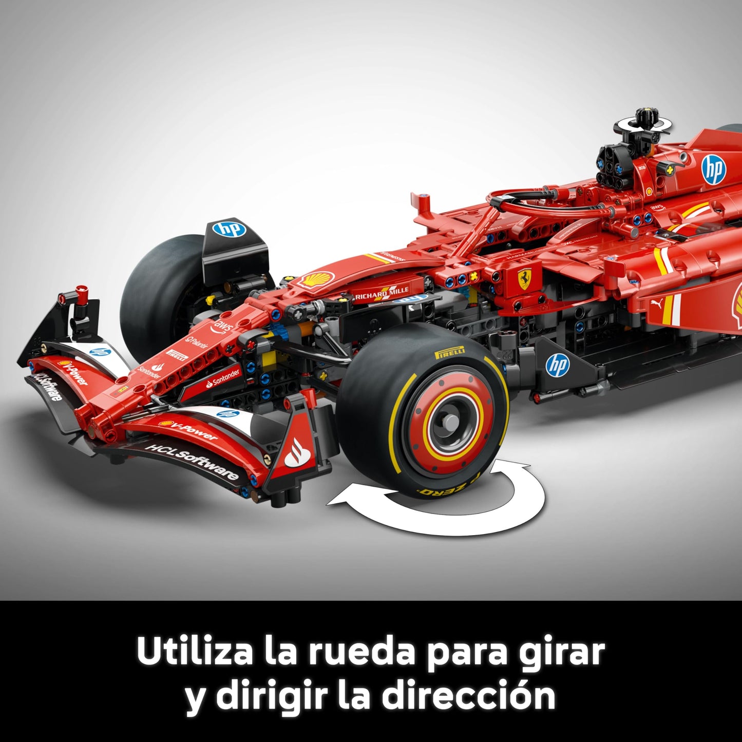 LEGO Technic Coche Ferrari SF-24 F1, Maqueta de Vehículo de Carreras Rojo para Construir y Coleccionar, Regalo para Aficionados a la Fórmula 1, Adultos y Coleccionistas 42207