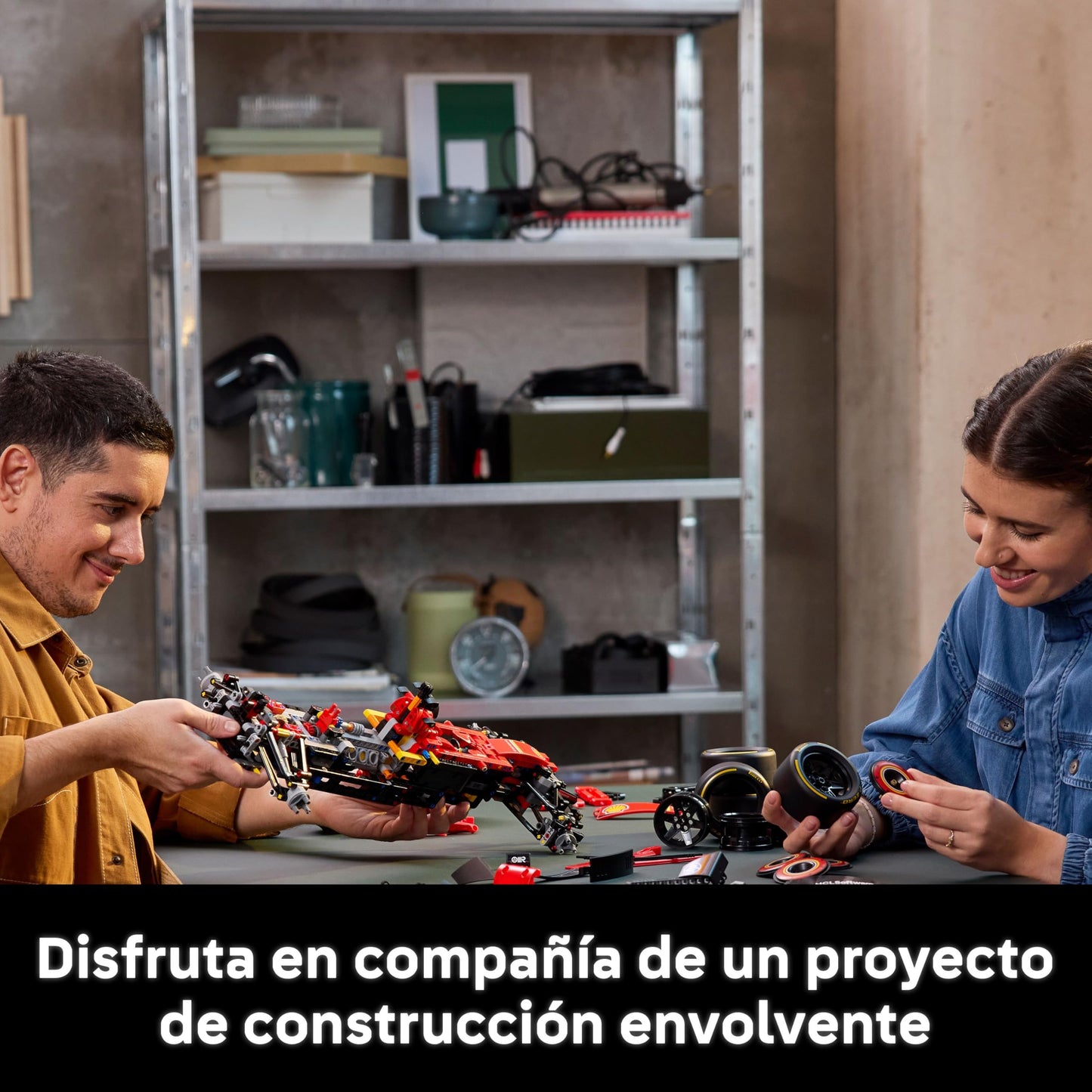 LEGO Technic Coche Ferrari SF-24 F1, Maqueta de Vehículo de Carreras Rojo para Construir y Coleccionar, Regalo para Aficionados a la Fórmula 1, Adultos y Coleccionistas 42207