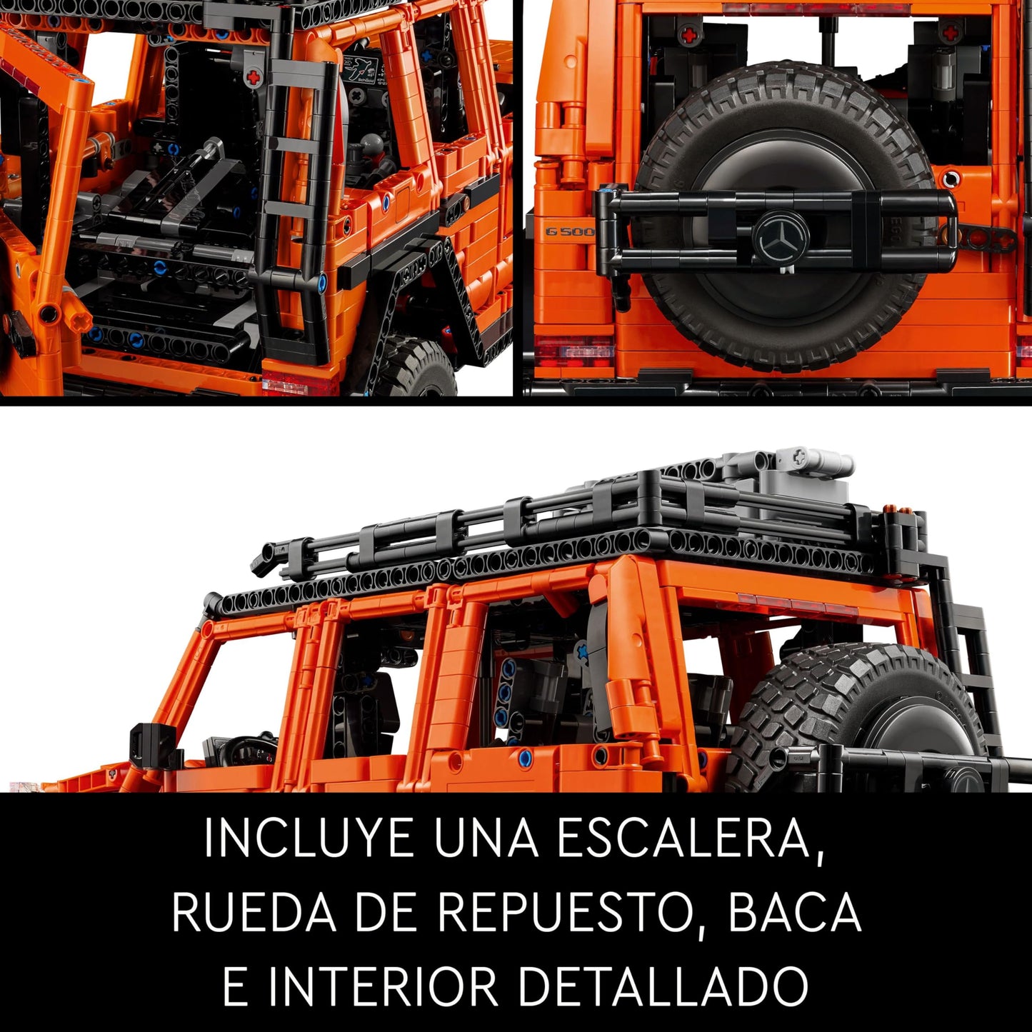 LEGO Technic Mercedes-Benz G 500 Professional Line, Maqueta de Coche 4x4 para Construir, Set de Colección para Adultos, Regalo para Aficionados a la Clase G y al Motor 42177
